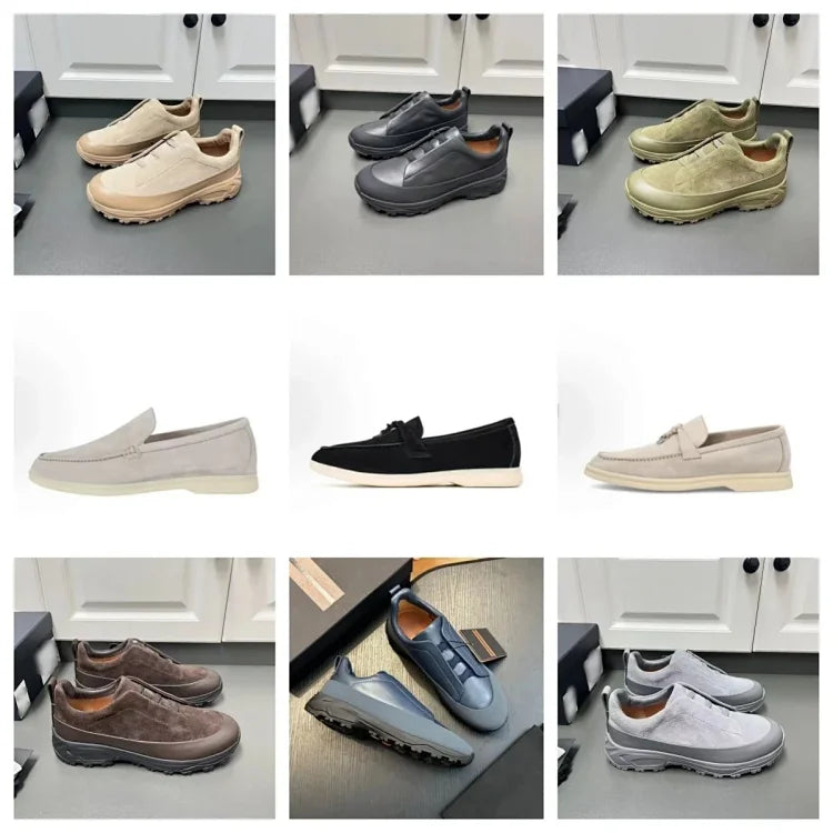 Loro plana loafers
