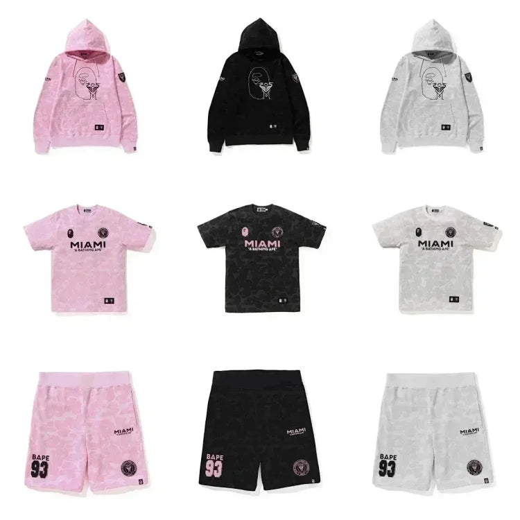Bape Miami T-shirt shorts Hoodies