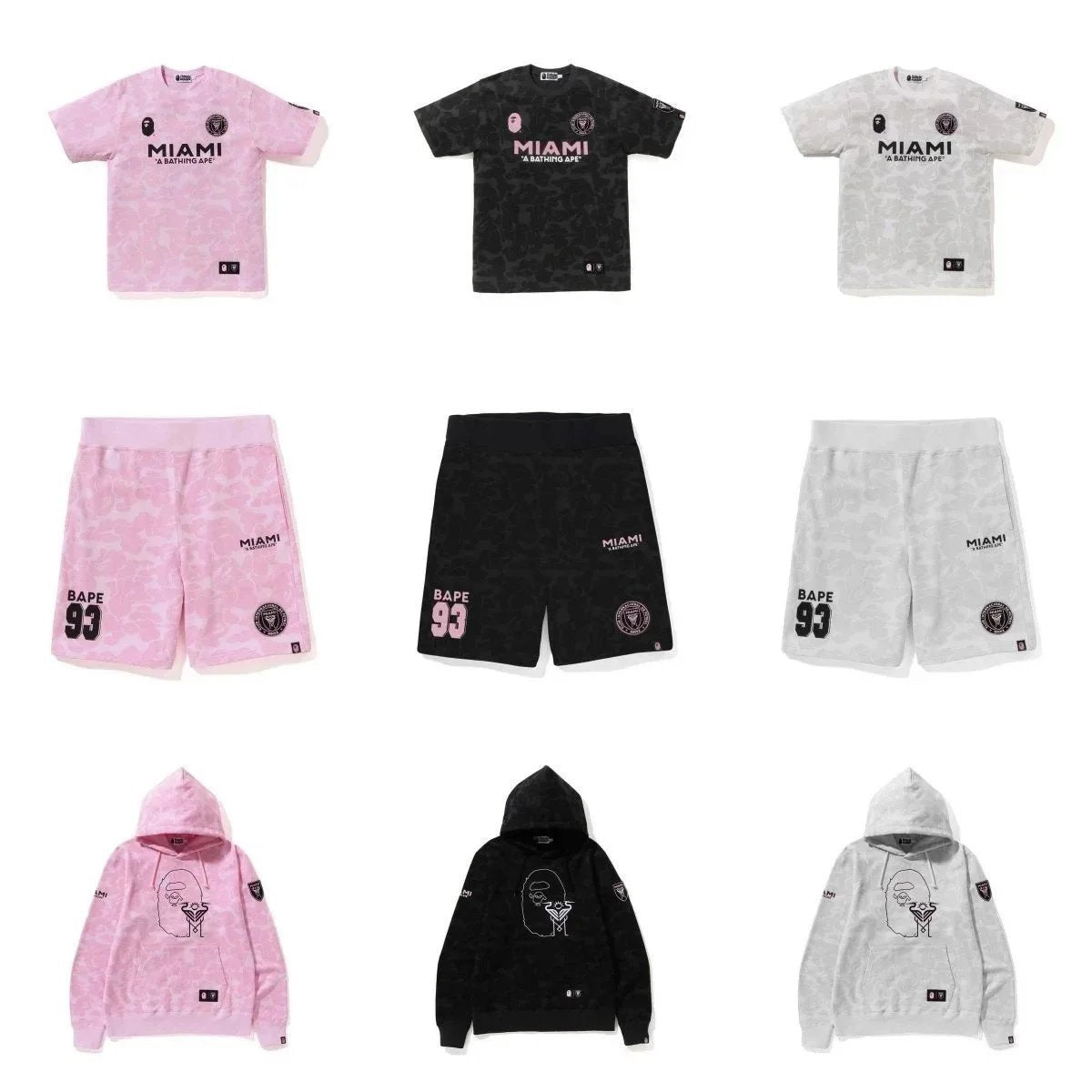 Bape x miami （12style