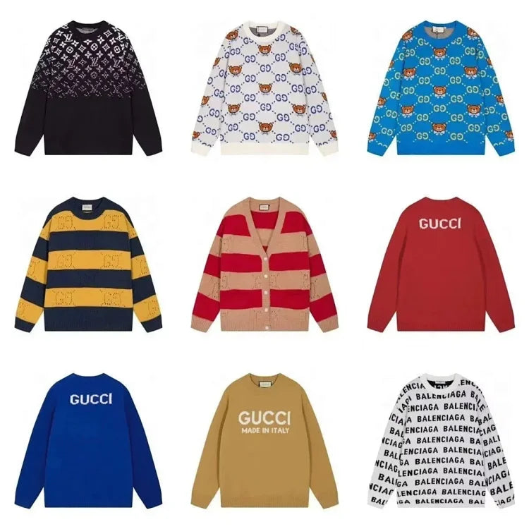 LV & Prada & Balenciaga & GUCHI wool sweater (33 styles)