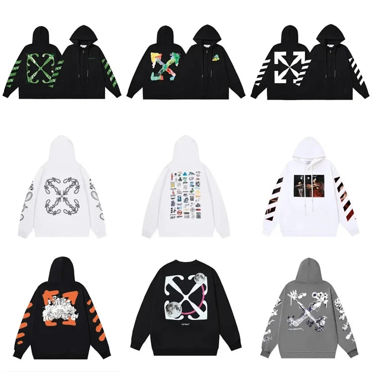 OFF WHITE Hooded sweatshirt (39 styles)