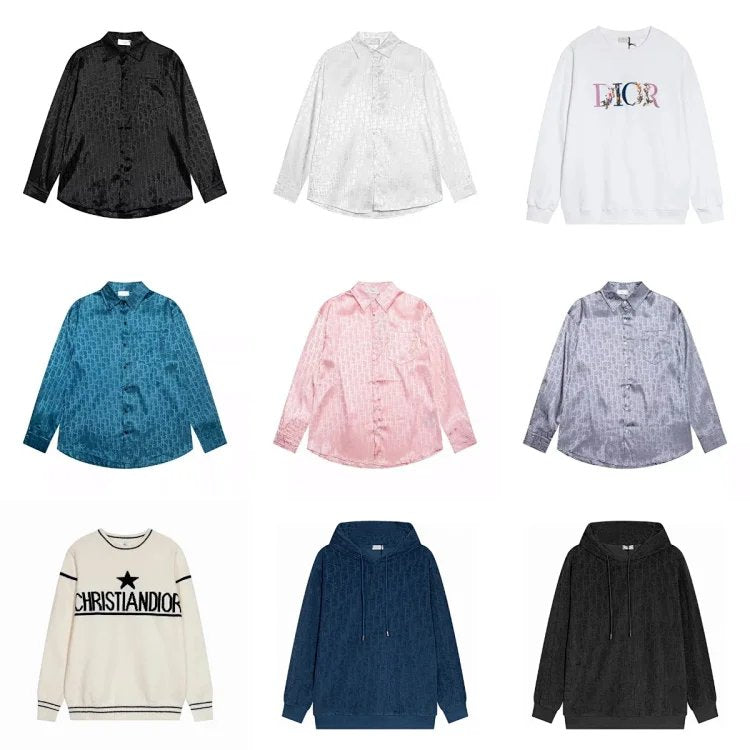 Dior long-sleeved shirt (17 styles)