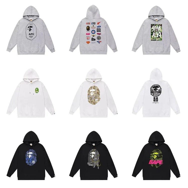 BAPE Crew neck sweatshirt (38 styles)
