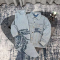BURBERRY Jeansdenim jacketdenim suithoodie sweat down jacket