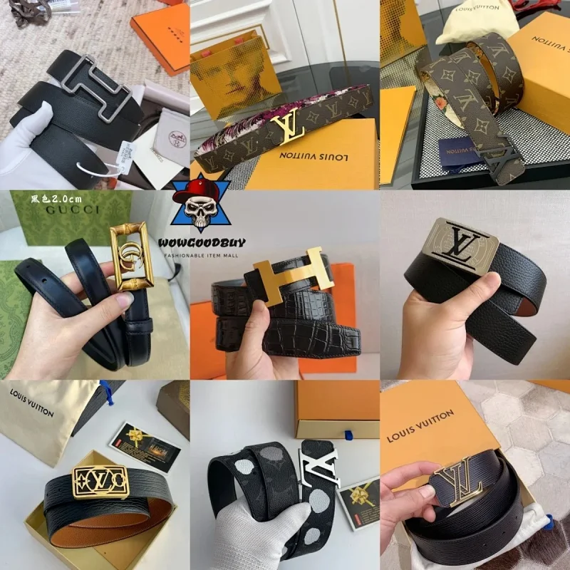 Gucci，LV，Hermès，chanel belt (40 styles)