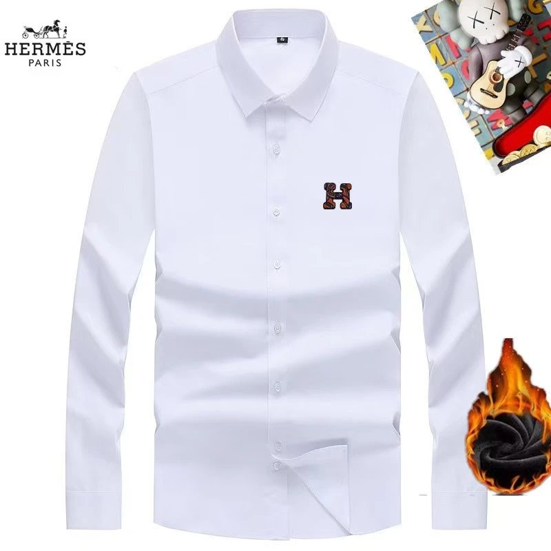 Hermès and Loewe fleece-lined shirts (8 styles)