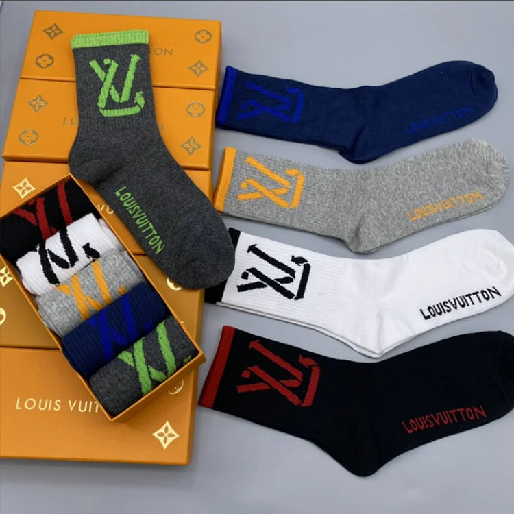 LV,Burberry, Balenciaga sock (15 styles)