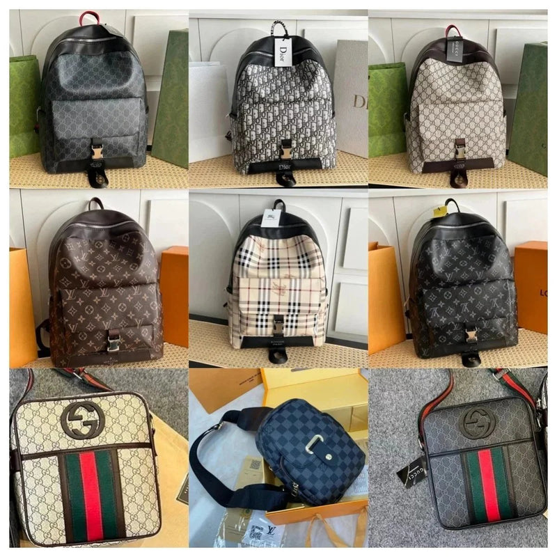 Louis Vuitton Monogram / Dior Oblique / Gucci GG Supreme Backpacks & Crossbody Bags [40 styles]