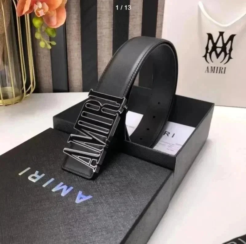 AMIRI Logo Buckle Belt [40 styles]
