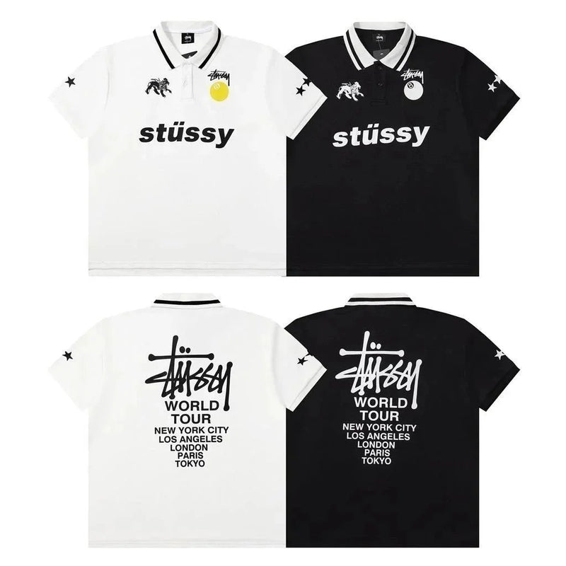 Stussy World Tour Polo T-Shirt [38 styles]
