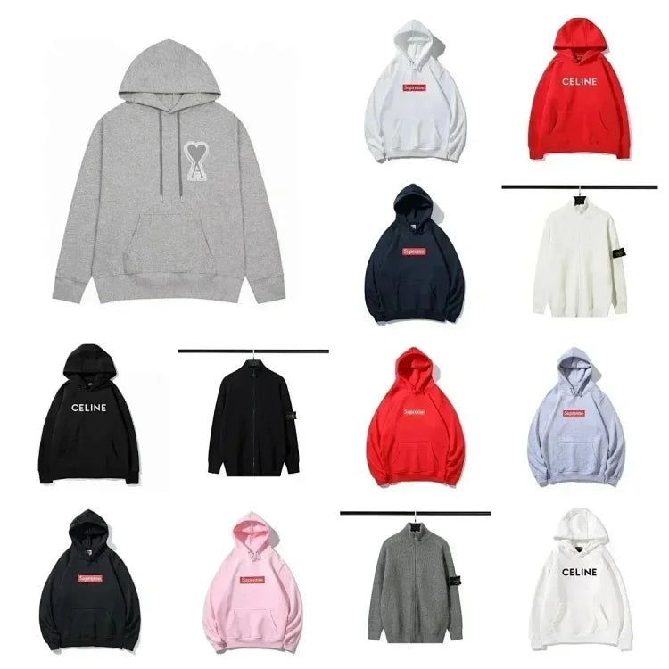 Amiri & Celine & Supreme & STONE ISLAND Hoodie