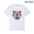 KENZO Men's Classic Tiger Embroidered T-Shirt - White