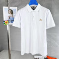 Burberry Men's White Polo Shirt with Signature Logo