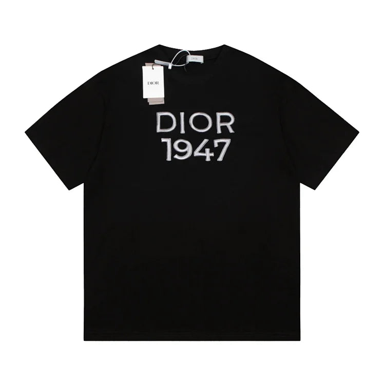 Dior 1947 Black T-Shirt - Luxury Fashion Brand