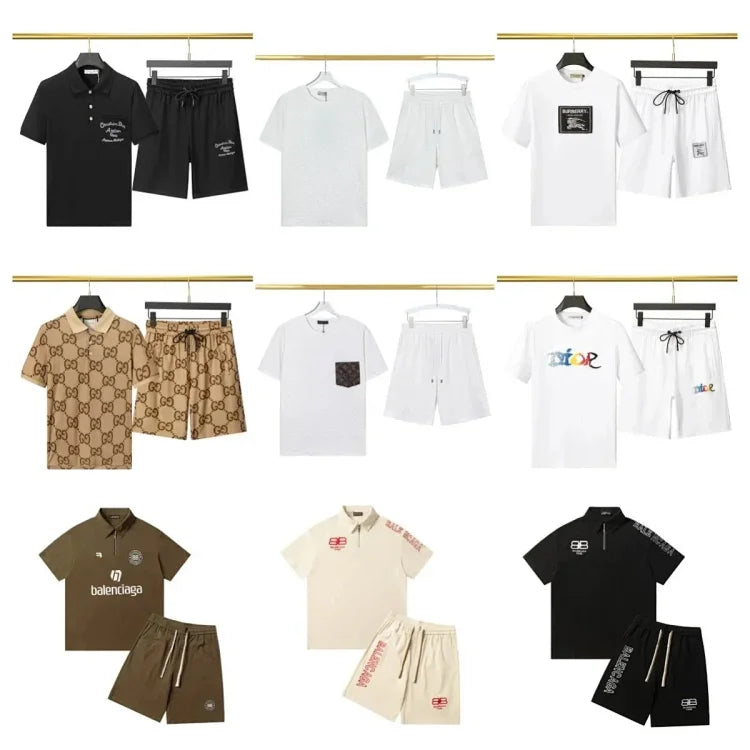Balenciaga Polo-shirt and Shorts Set