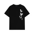 Louis Vuitton Men's Black T-Shirt with Climbing Figures Design