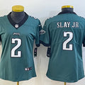 Philadelphia Eagles Women's #2 Slay Jr. Midnight Green Game Jersey by Nike