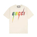 Gucci Rainbow Lightning Logo T-Shirt for Kids