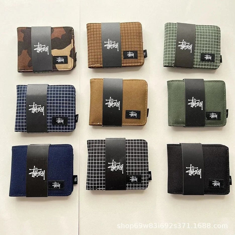 Stussy Grid Camo Canvas Wallet [18 styles]