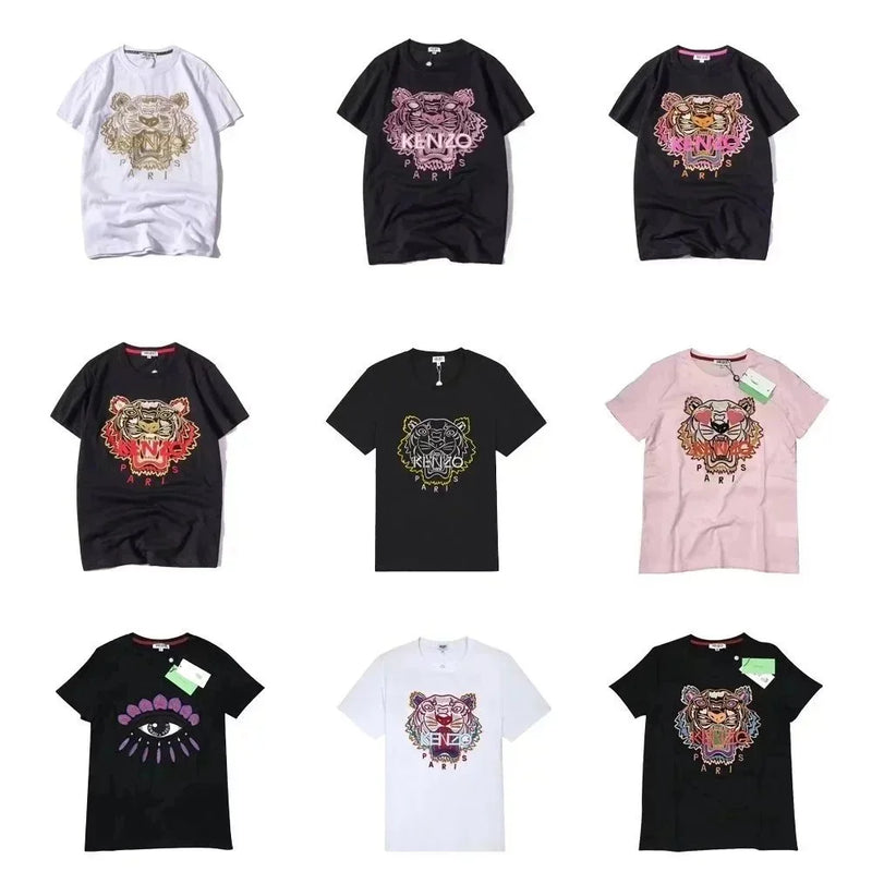 Kenzo Tiger Embroidered T-shirt