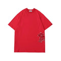 Dior Red Tiger Embroidered T-Shirt - Luxury Fashion Tee