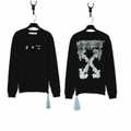 Off-White Men's Graphic Print Sweatshirt Black