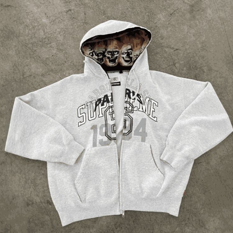 Supreme Skull-Lined Zip Hoodie (7 style)