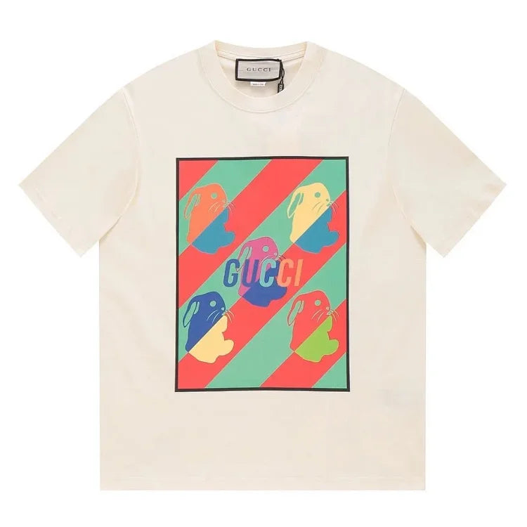 Gucci Bunny Print T-Shirt - Luxury Fashion Apparel