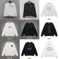 Moncler Men's Black Long Sleeve Sweatshirt with Logo Patch