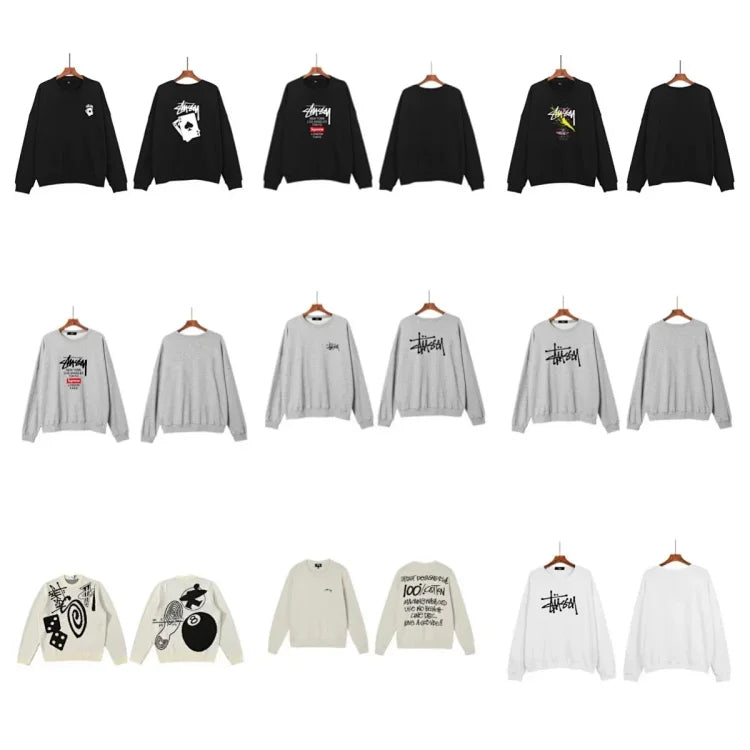 Stussy x Supreme Unisex Hoodie - Black
