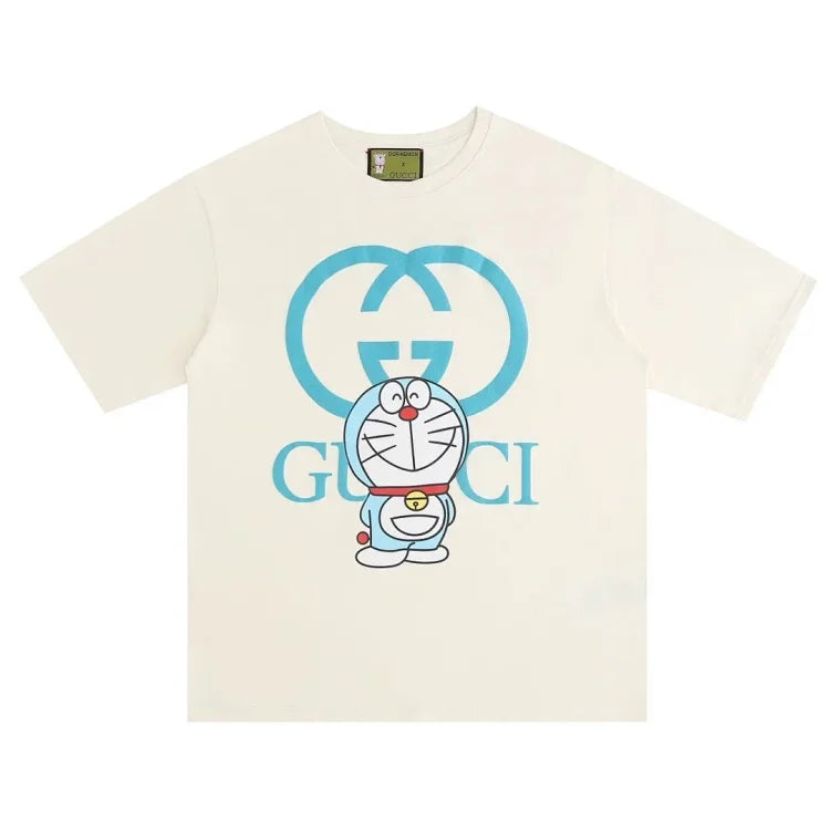 Gucci x Doraemon Oversized T-Shirt - White & Blue