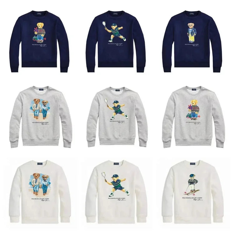 Polo Bear Sweatshirt by Ralph Lauren - Navy Blue Holiday Edition
