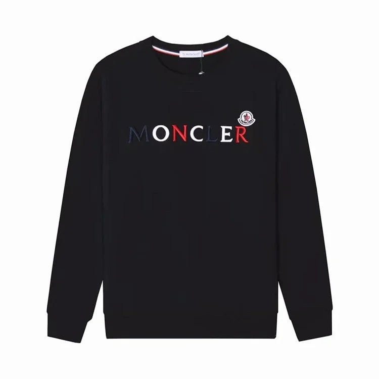 Moncler Embroidered Logo Sweatshirt - Black