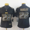 New York Giants #26 Saquon Barkley Nike NFL Game Jersey - Navy
