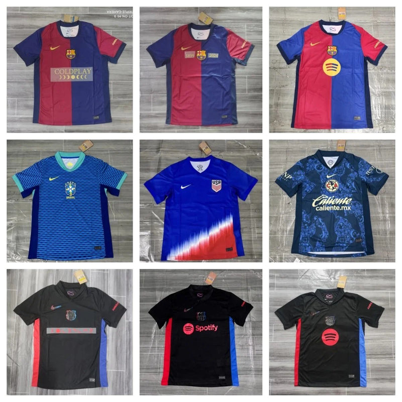 Nike FC Barcelona / Brazil / USA / Mexico National Team Jerseys [40 styles]