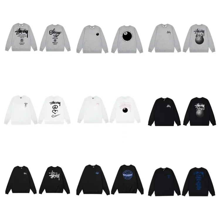Stussy Fresh Gear Long Sleeve T-Shirt - Black