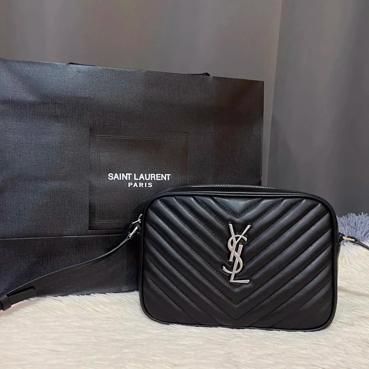 Saint Laurent Quilted Camera Bag