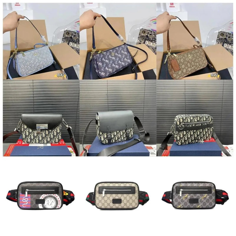 Dior Oblique and Gucci GG Supreme Bags