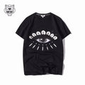 KENZO Men's Eye Embroidered T-Shirt Black Short Sleeve Fashion Top