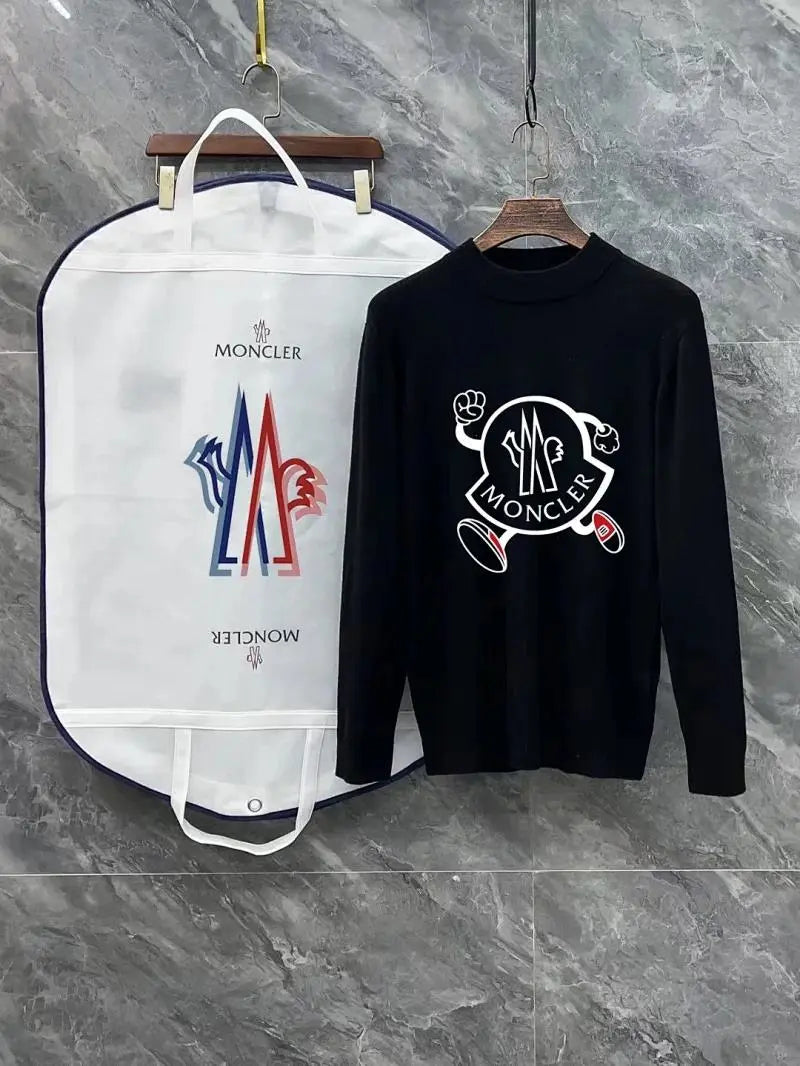 Moncler Graphic Print Pullover Sweater