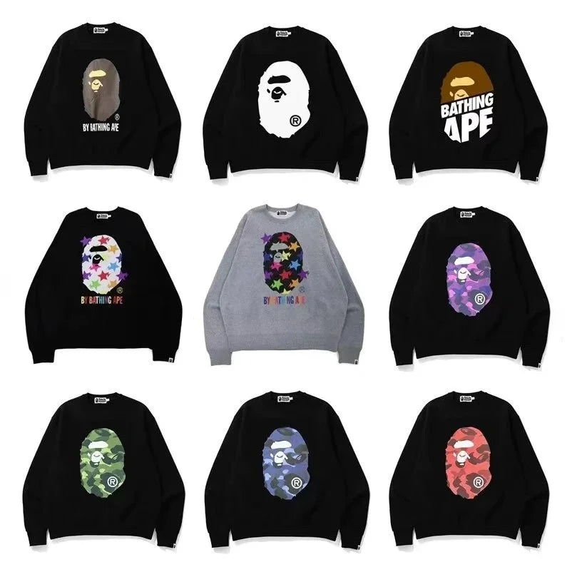 Bape 1st Camo Ape Head Sweatshirt [9 Styles]