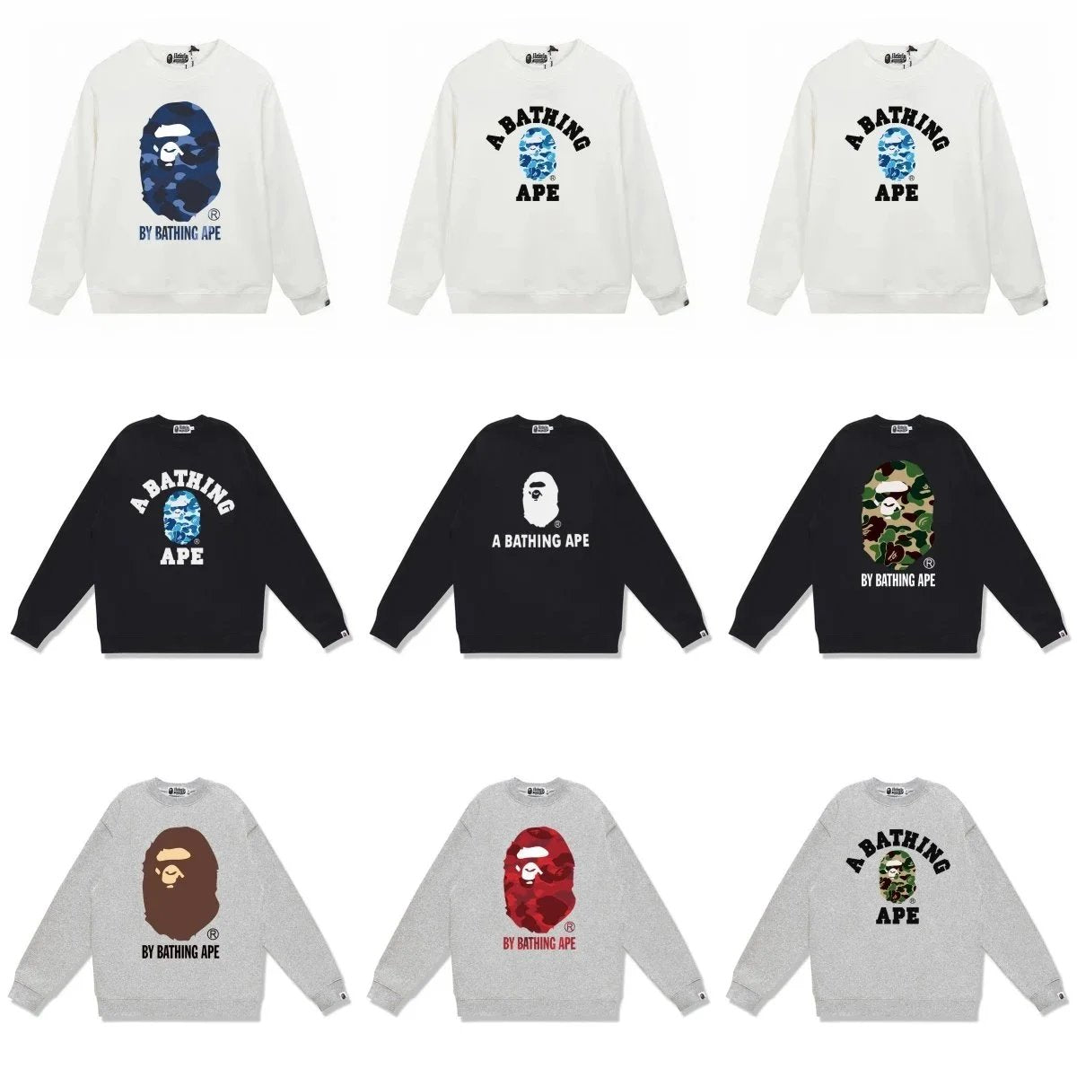 A Bathing Ape 1st Camo Big Ape Head Hoodie [40 styles]