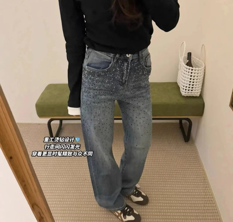 Miu Miu Rhinestone Embellished Jeans [2 styles]