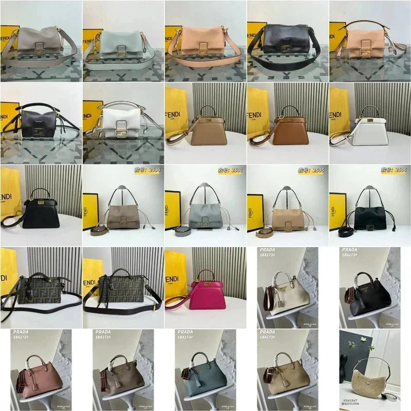 Fendi Baguette & Peekaboo Bags - New Fashion 2025 Women's Large Capacity Versatile Handbags