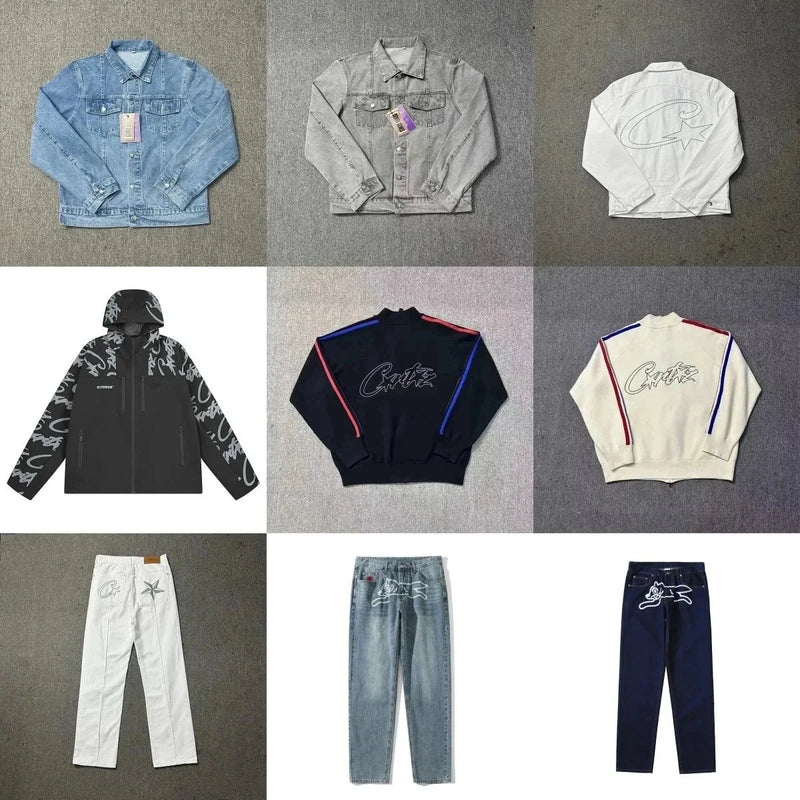 Corteiz Denim Jacket, Hoodie, and Pants Collection | 7572756546