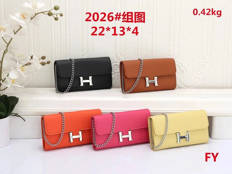 H-Logo Chain Shoulder Bag [5 styles]