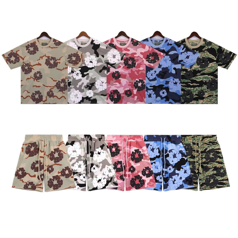 Denim Tears Camo Scrunchie T-Shirt/Shorts [10 styles]