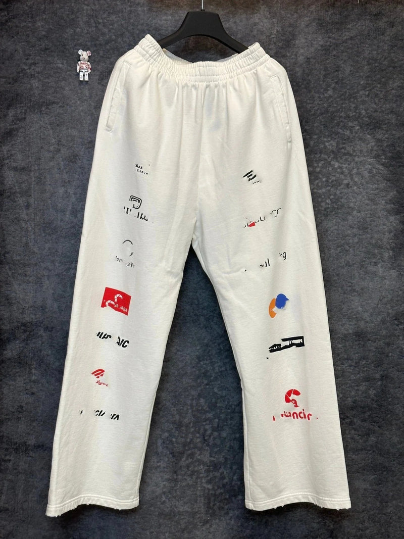 Balenciaga Multi-Logo Sweatpants [2 styles]