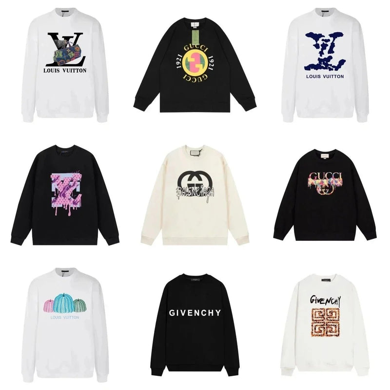 Louis Vuitton, Gucci, Balenciaga, Givenchy Graphic Sweatshirts [40 styles]