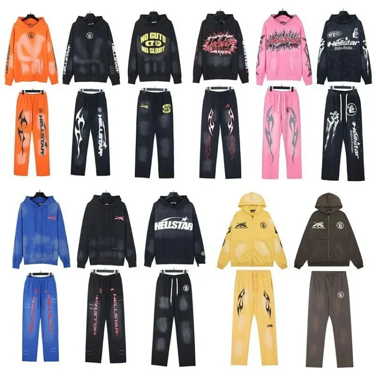 Hellstar Hoodie\Sports Sweater Set\Pants